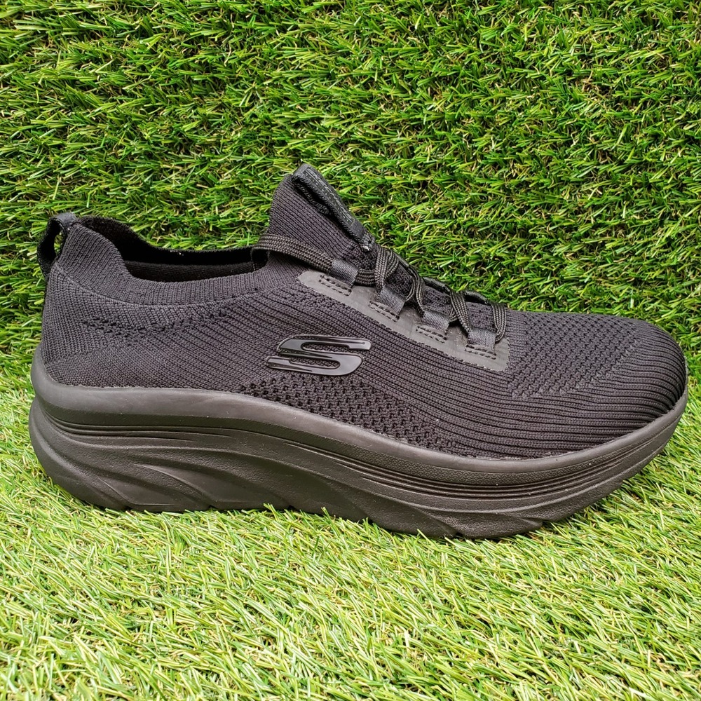 Skechers D'Lux Walker SR Ozema Slip Resistant Work Shoes Black Womens 7.5 WIDE - Picture 4 of 10
